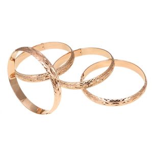 Bangle Ethiopian Nupcial Jóias Defina África Rosa A Ouro Banhado pode abrir Pulseiras Para As Mulheres Meninas Africano Etiópia Pulseira Charme Jóias