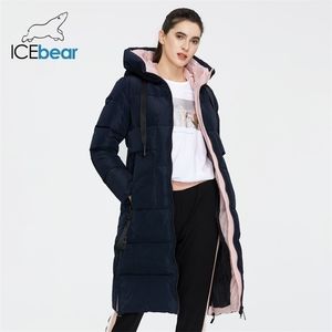 Winter Women Jacket High Quality Long Woman coat Hooded Female Parkas Stylish Women's Brand Clothing GWD19507I 211221