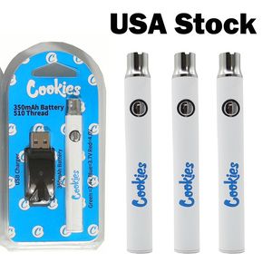 Wholesale usa batteries for sale - Group buy Preheating Battery Adjustable Batteries Cookies USA Stock mah Vape Pen Preheat Variable Voltage Atomizers Vaporizers Thick Oil Carts Packaging OEM