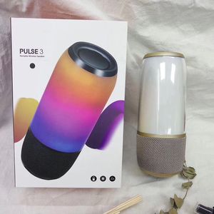 3 Pulse Wireless Bluetooth głośnik z kolorowymi głośnikami Pulse3 światła LED w pakiecie detalicznym S.