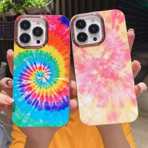 Renkli Fireworks Mermer Desen Telefon Kılıfları iphone 13 12 11 Pro X XS Max XR 7 8 Artı Yaratıcılık kendine özgü genç moda güzel ultrathin yüksek kaliteli durumda