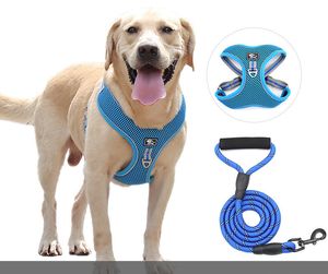 Pet Leashes, Reflective Breathable Rope, Breast Strap for Big Dogs, Leash, Dog Supplies 3 colors plus size