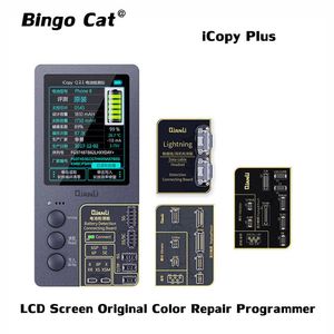 ICopy Plus 2.1 Riparazione della batteria del sensore di luce True Tone per 7 X XS Max XR 11promax Vibrazione Lettura/Scrittura/Modifica Strumento di programmazione di ripristino del telefono cellulare