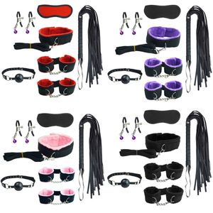 Wholesale fun toys for women for sale - Group buy Adult Fun Products Nylon Webbing Seven Piece Set Plush Sm Alternative Binding Toys Torture Tools for Women D5ZC