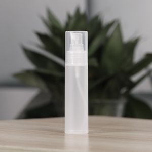 5ml Transparent plastic perfume bottle atomizer empty 5CC mini refillable spiral spray pump container DH8886