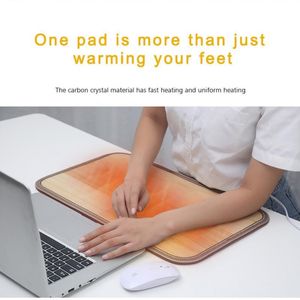 Wholesale floor warming for sale - Group buy Carpets W Electric Warm Foot Pad Autumn Winter Carbon Crystal Heating Home Office Floor Thermostat Warming Mat Tool
