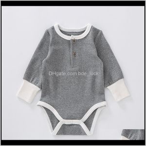 Conjuntos roupas bebê, maternidade2pcs roupas bebê menino meninas com nervuras moda top e calças mangas compridas cintura cintura alta qualidade algodão ki