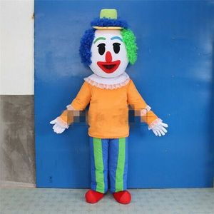 Bühnenaufführungskleidung, Clown-Maskottchen-Kostüm, Halloween, Weihnachten, Zeichentrickfigur, Outfits, Anzug, Werbebroschüren, Kleidung, Karneval, Unisex-Erwachsene-Outfit