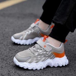 Girls Mesh Breathable Casual Sneakers Four Seasons New Student Running Boys Shoes Lightweight Non-slip Designer Kids Shoes G1025