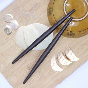 Pastel de madera Rolling Pin Pizza Dumpling Piel Práctica Cocina Galleta Rolling Pin Hornear Smooth Rolo de Massa Herramientas para el hogar DG50RP 211008