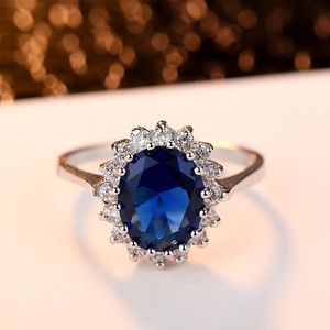 Wedding Rings Colorful Zircon Sun Flower Ring Women's Micro Inlaid Engagement Party Fashion Jewelry Exquisite Girlfriend Gift