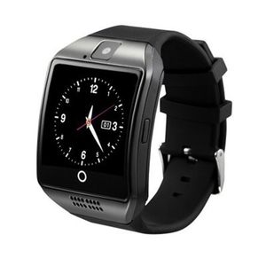 Q18 스마트 시계 블루투스 팔찌 Smartwatch TF SIM 카드 NFC 카메라 채팅 소프트웨어 호환 안드로이드 핸드폰 소매 상자