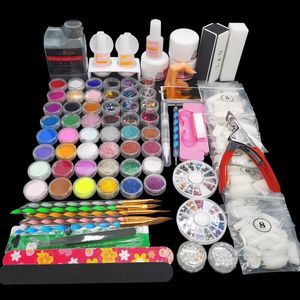Wholesale nail extensions kits for sale - Group buy Manicure Set For Nail Art Kit Gems Decoration Crystal Rhinestone Brush Tools Full Of Extension Nails Kits