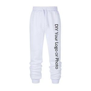 DIY Twoje lub po spodnie dresowe Dostosowane Drukuj Mężczyźni Run Spodnie Streetwear Mężczyźni Jogging Sportswear Jogger Dress Trouser 210714