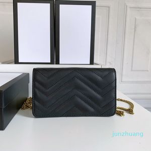 Designer-Damen-Umhängetaschen, Goldkette, Klappe, Mini-Tasche, modische Damen-Handtasche, Herzen, gesteppte Ledertaschen