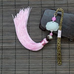 Bookmark Factory Chinese Style Metal Bookmarks Gift Tassel Student Stationery Gifts Creative Retro Custom