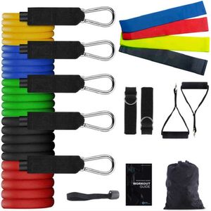 250lbs Fitness Resistance Bands Set Workout Pull Rope Yoga Latex Tube Elastic Booty Bands Gym Equipment for Home Bodybuilding H1026