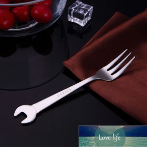 304 stainless steel spoon wrench spoon fork creative small spoon ice cream gift tableware Factory price expert design Quality Latest Style Original Status