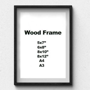 Nature Solid Simple Wooden Frame A4 A3 Black White Wood Color Picture Po Frame with Mats for Wall Mounting Hardware Included 210611