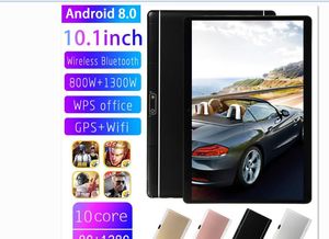 Tablet High Quality Octa Core 10 tum MTK6582 IPS kapacitiv pekskärm Dual SIM 3G Telefon Android 7,0 4GB 64GB