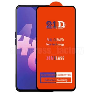 Protezione dello schermo per Xiaomi Mi 13 12 Lite 11 11X 11T 11i Poco C40 F4 GT M5 M4 X4 21D Full Glue Vetro temperato a prova di esplosione Curvo Premium Cover Guard Pellicola Shield