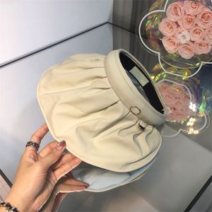 바이저 모자 남성 여성 4 색 여름 야외 casquette 비치 금속 캐주얼 캡 최고 품질의 머리띠