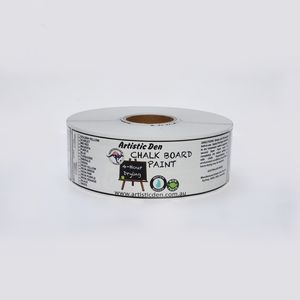 Anpassad rullande självtätning Förpackning Brevpapper Förpackning Klistermärke Matte Vattentät Vinylplast CMYK Adhesive Etiketter med miljövänligt bläck