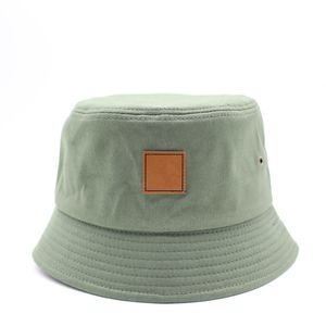 Fashion Bucket Hat For Men Vintage Women Hip Hop Hats Solid Color Fisherman Buckets Cap High Quality 7 Colors 2022