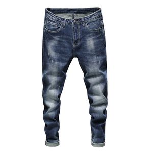 Jeans Männer Slim Fit Blau Stretch Frühling und Herbst Denim Mann Hosen Mode Konische männer Hosen Hohe Qualität männer Kleidung, 931 X0621