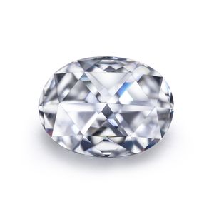 جودة عالية EF 8 * 10 ملليمتر البيضاوي قطع moissanite الأحجار الكريمة فضفاضة لصنع المجوهرات