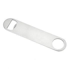 Sublimering Vinflaskor Öppnare Portabel Värmeöverföring DIY Bottle Opener Rostfritt stålflasköppnare 178x40mm