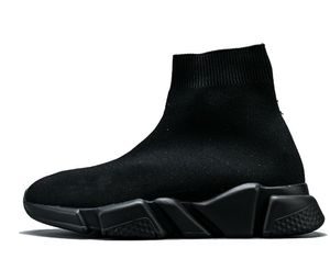 Dam Herr barn Strumpskor Promenadskor Svart Vit Röd Speed Trainer Sports Sneakers Top Boot Casual sko herr 36-45