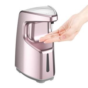 PUPWONG Dispenser di sapone automatico Touchles Dispenser di disinfettante per mani liquido con sensore automatico intelligente per cucina Bagno 211130