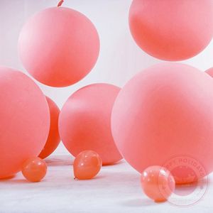 Party Decoration inch Big Pink Latex Balloons Wedding Bridal Shower Theme Air Helium Decor Girl Room Arrangement Coming Of Age Ceremony