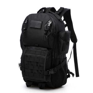 45L Wojskowy plecak Tacpack Torba Tactical Camping Torba turystyczna Torba Travel Sports Wspinaczka wojska Molle Polowanie Na zewnątrz Torba Sporty XA943A Q0721