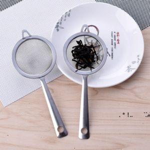 New17.5 * 7cm ferramentas de chá de aço inoxidável Fine Malha Filtro Colander Farinha Peneira com Punho Ferramentas de Cozinha Ewe6237