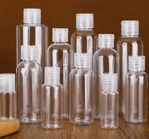 2021 Bottle Flip Butterfly Lid For Liquid 5ML 10ML 20ML 30ML 50ML 60ML 100ML 120ML Travel Essential Oils Perfume PET Bottles With Caps