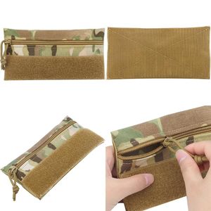 Outdoor Bags Tactical Candy Pouch Portable Storage Bag 3 4 FCSK Bröst Rig Camouflage Nylon Hunting Vest Tillbehör LSIZE L20 x H10.5cm