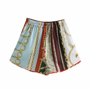 Överdimensionella kvinnor höga midja raka shorts sommar mode damer mjuk elegant lös kvinnlig casual patchwork 210515