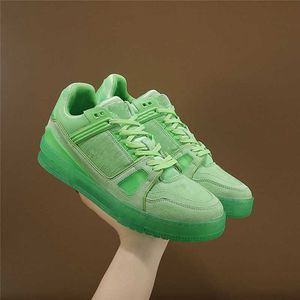 2022 Scarpe eleganti firmate di lusso Scarpe da ginnastica Verde Bianco Primavera-estate 2021 Sneaker di alta qualità con scatola