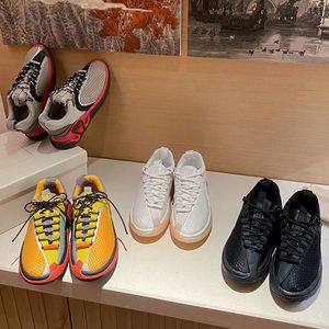 Kadın Tasarımcı Turuncu Sneakers Ağır Metal Marka Spor Ayakkabı Düşük Kesim Nefes Örgü B-Runner Yüksek Kalite Eğimli Shoelace Tasarım Rue Francois Boyutu 35-45