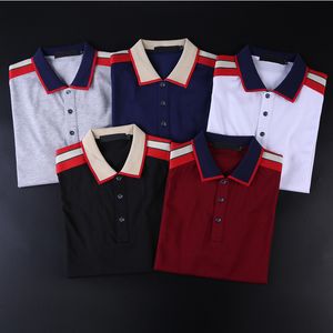 Wholesale polo embroidered shorts for sale - Group buy GGG Designer mens polos Shirts fashion little bee Basic business tshirt france brand Men s T Shirts embroidered armbands letter Badges polo shirt shorts SS GGGG