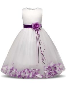 Abito da ragazza di fiori Abiti estivi Abiti da velo da sposa per bambini Abbigliamento da festa per bambini Costume per abbigliamento per bambini Q0716