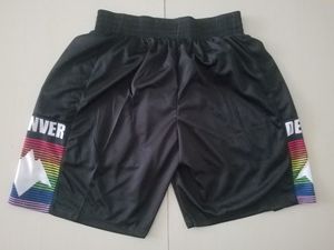 Ny White City BaseKetball Shorts som kör sportkläder Svart Färgstorlek S-XXL Mix Match Order Hög kvalitet