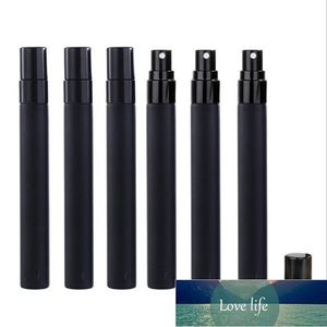 Butelki do pakowania Pusty Atomizador Atomizer Matte Black Mist Spray Refillable 10ml Szkło Perfumy 50szt