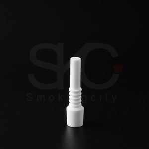 Gıda Sınıfı 10mm 14mm 18mm Seramik Tırnak Ucu Duman Erkek Sadece Cam Bong Su Boruları için NC Kitleri