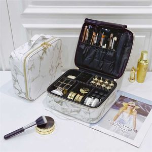 Makeup Brand Beauty Bag Brush Travel Professionell Kvinnor Kosmetisk Fodral Stor Kapacitet Make Up Box Nödvändig Vattentät Kosmetisk Väska 202211