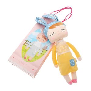 Metoo Angela 33cm Cartoon Rabbit Sched Plush Dolls Toys na urodziny