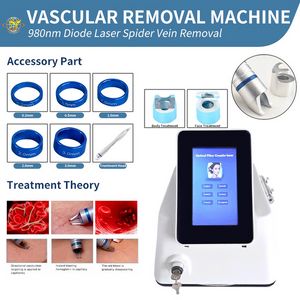 Tyskland Importerad Emitter Högkvalitativ Spider Vein Removal 980nm Laser Diode Machine Vaskulär för hudklinik EMS