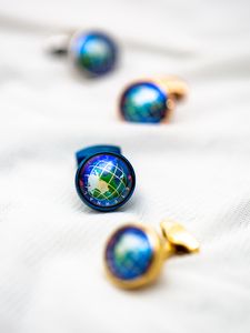 KFLK Luksusowa Koszula Prezent Designer Spinki do mankietów Dla Mężczyzna Marka Wedding Cuff Links The Earth Glob Przycisk Mężczyzna Wysoka jakość